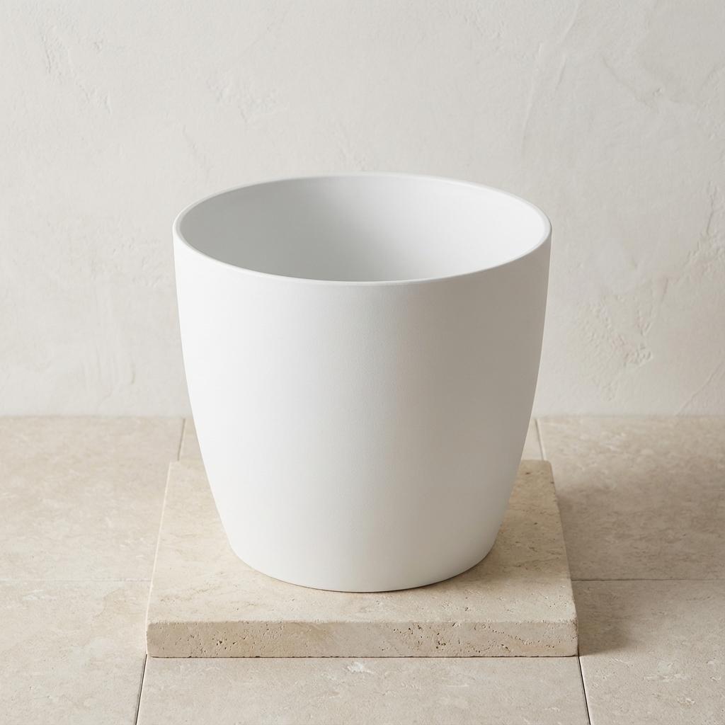 Elho Brussels Rond 18Cm Wit