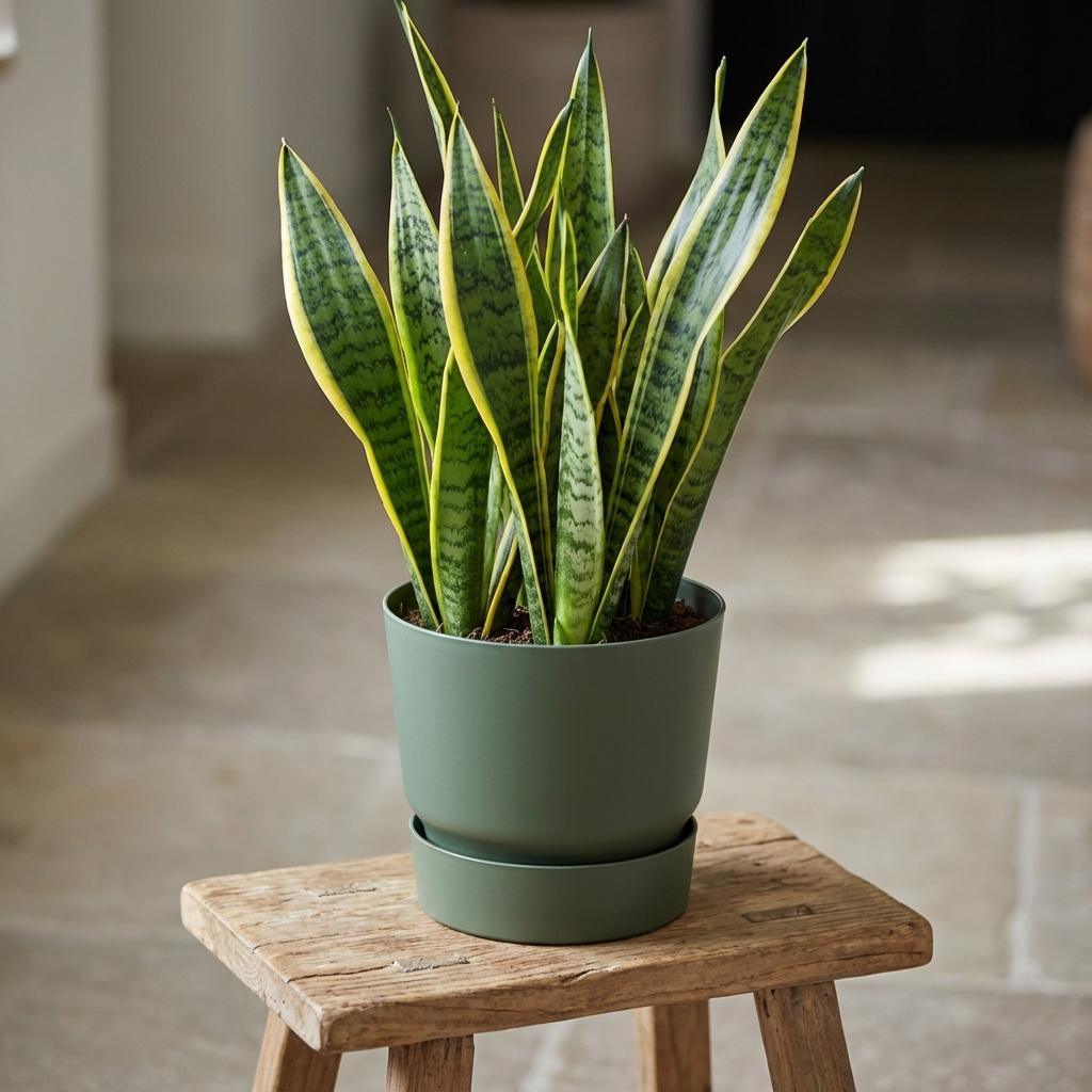 Elho Greenville Round Leaf Green