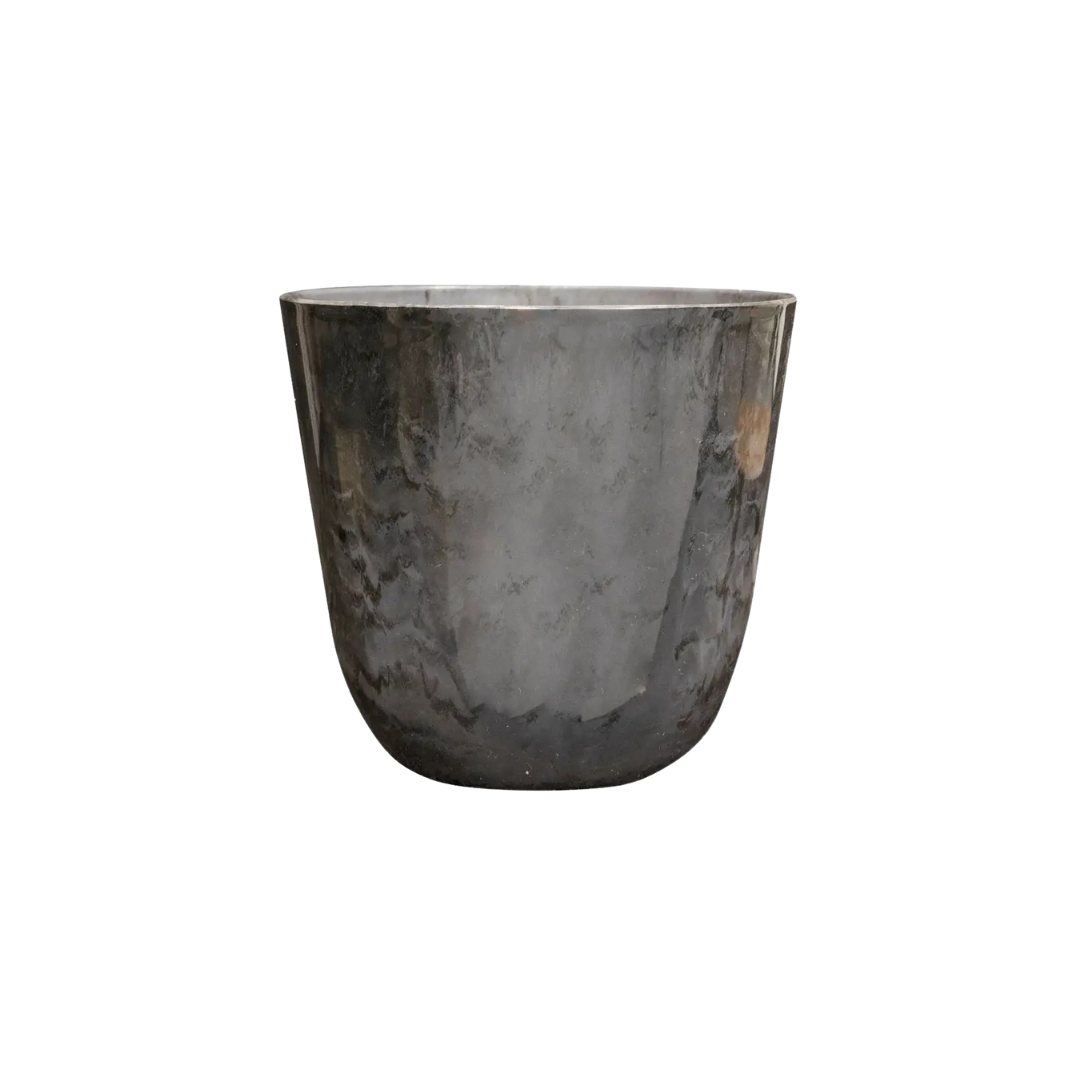 Pot Palermo Marble Grijs D35 X H32