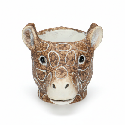 Planter Giraf D11/14X11Cm - Bruin