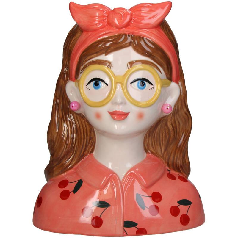 Vaas Fashion Lady ‘Jessie’ 27 Cm – Met Bril En Haarband