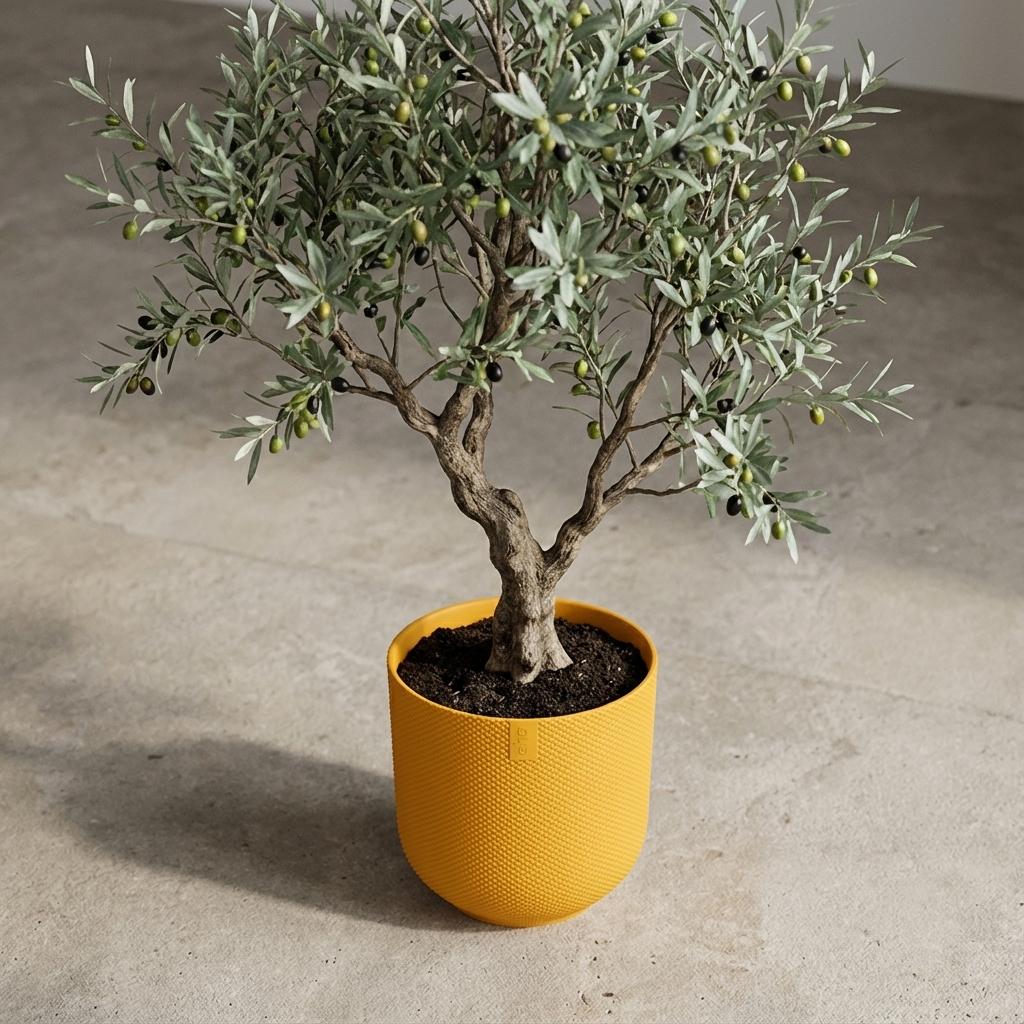 Pot Elho Jazz Round Amber Yellow