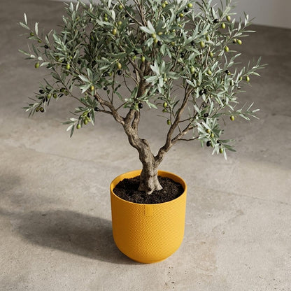 Pot Elho Jazz Round Amber Yellow