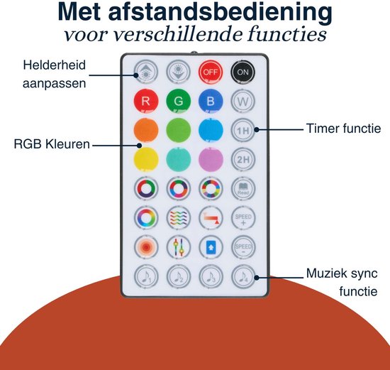 Vloerlamp flexibel met instelbare verlichting