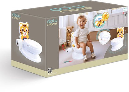 Dolu Educatief Potje Tijger + Geluid Geel/Wit