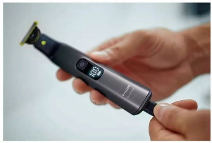 Philips QP6552/15 Trimmer Antraciet/Groen
