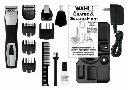 Wahl Groomsman Pro Baardtrimmer Zwart/RVS
