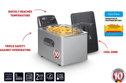 Fritel  SF4551 Friteuse 5L 3200W