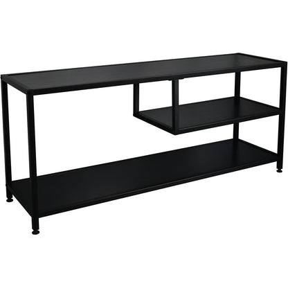 TV-meubel Metaal MDF 120cm Zwart