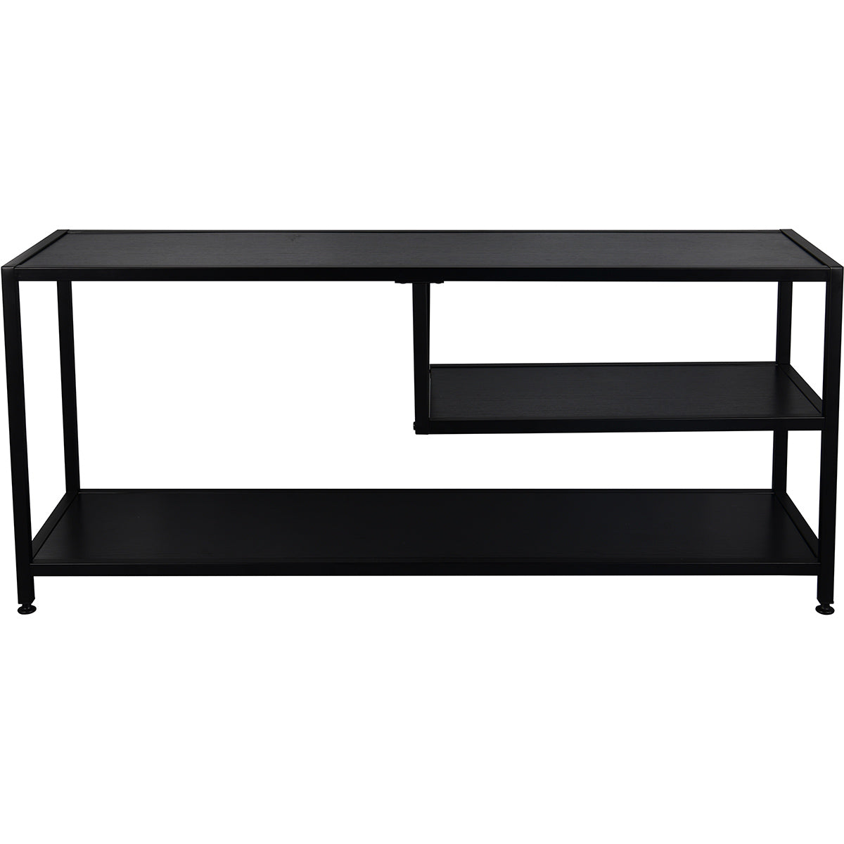 TV-meubel Metaal MDF 120cm Zwart