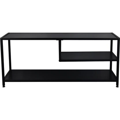 TV-meubel Metaal MDF 120cm Zwart