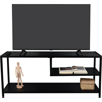 TV-meubel Metaal MDF 120cm Zwart