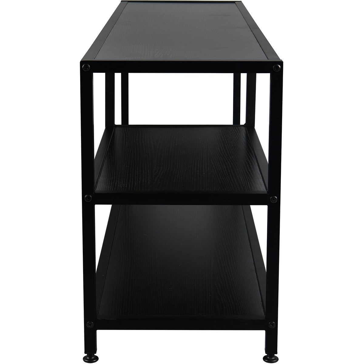 TV-meubel Metaal MDF 120cm Zwart