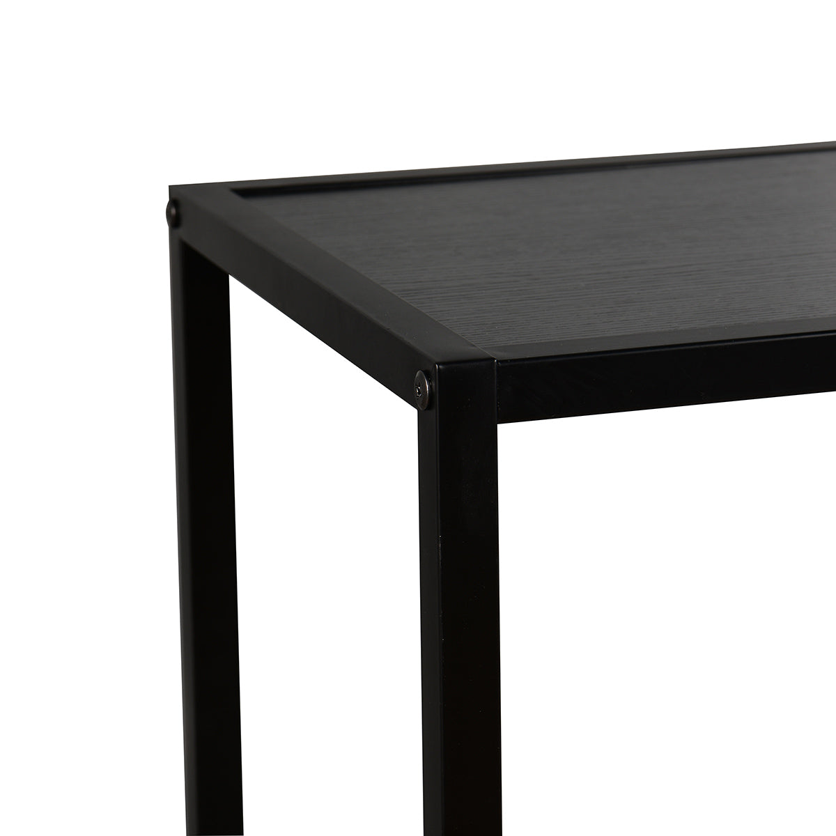 TV-meubel Metaal MDF 120cm Zwart