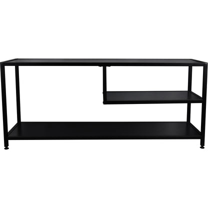 TV-meubel Metaal MDF 120cm Zwart