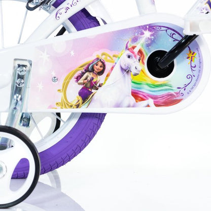 Dino Kinderfiets Unicorn academy 12 inch