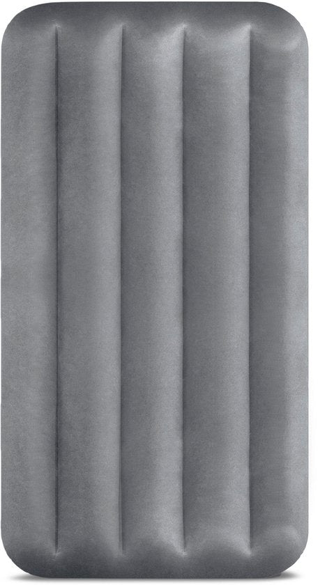 Intex 64112 Twin Prestige Mid-Rise 1-Persoons Luchtbed 191X99X30 Cm Grijs