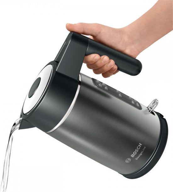 Bosch TWK5P475 Waterkoker 1.7L 2400W RVS/Zwart