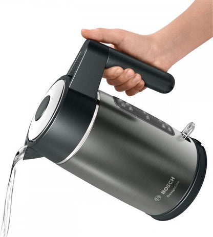 Bosch TWK5P475 Waterkoker 1.7L 2400W RVS/Zwart