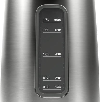Bosch TWK5P475 Waterkoker 1.7L 2400W RVS/Zwart