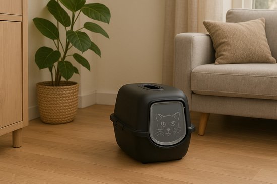 Rotho Bailey Kattenbak Eco Zwart