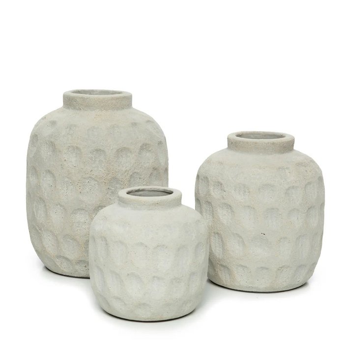 Trendy Vaas - Beton - L