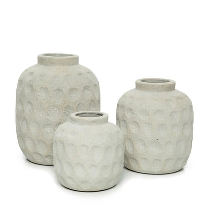 Trendy Vaas - Beton - L