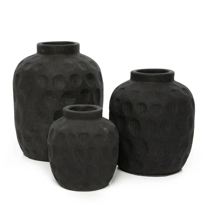 Trendy Vaas - Zwart - M