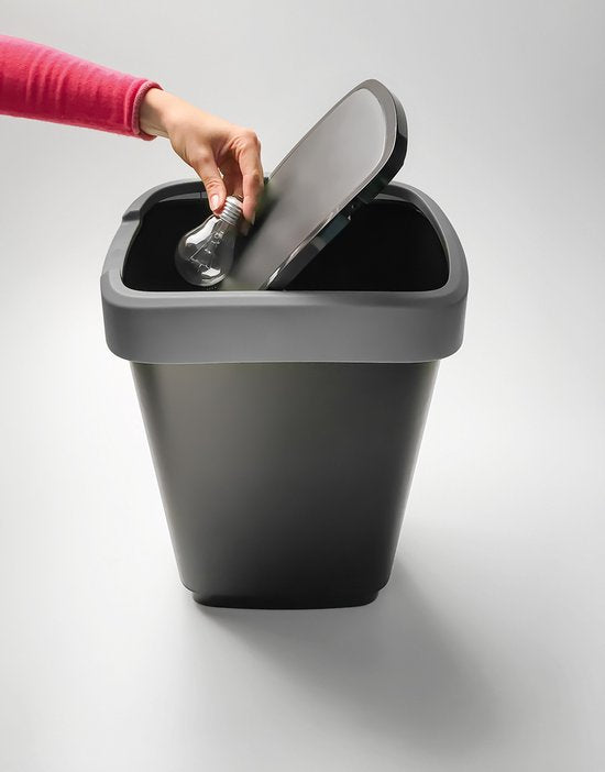 Rotho Twist Afvalbak 25L Zwart