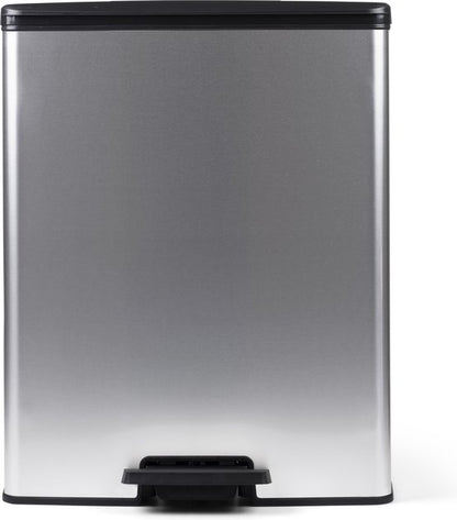 Curver Deco Bin 65L zilver metallic