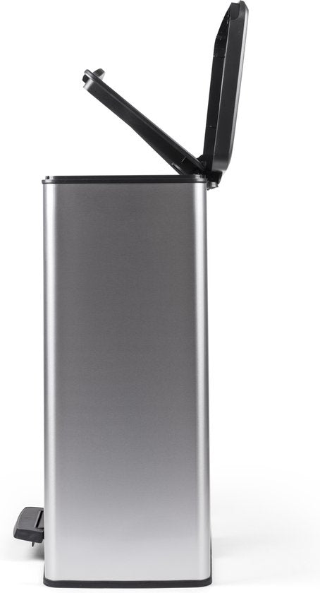 Curver Deco Bin 65L zilver metallic