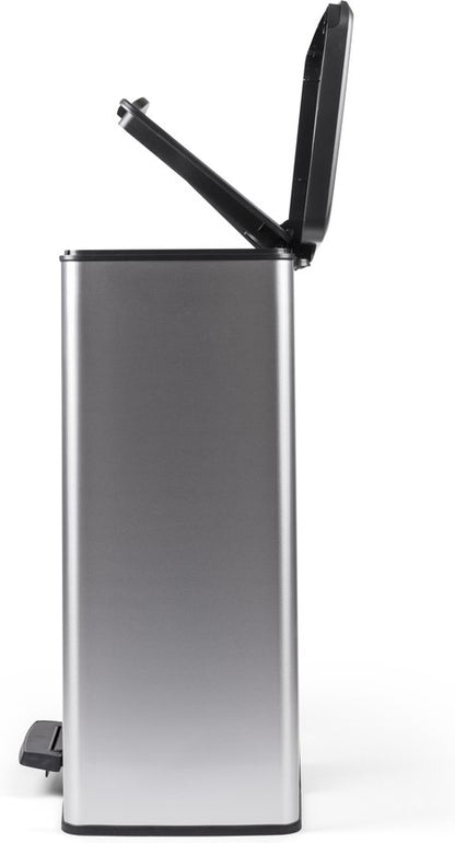 Curver Deco Bin 65L zilver metallic