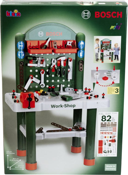 Theo Klein Bosch Werkbank 68x39x102 cm 82-delig