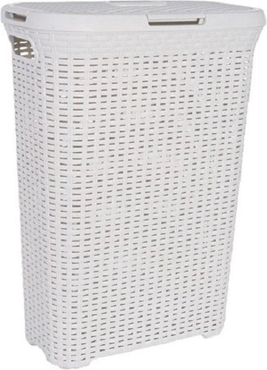 Curver Style Wasmand met Deksel 40L Wit