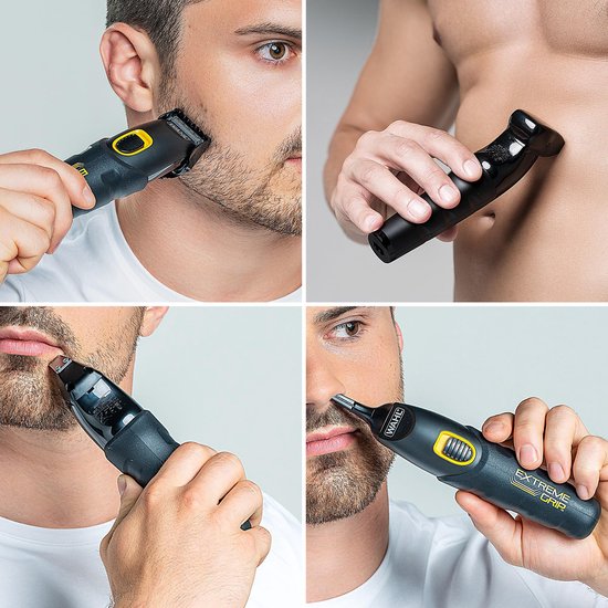 Wahl Extreme Grip Advanced Mulitgroomer Zwart/Geel