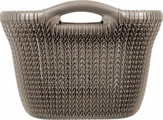 Curver Knit wasmand 40ltr bruin