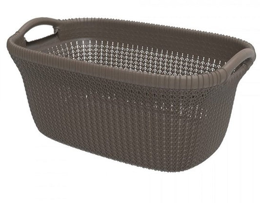 Curver Knit wasmand 40ltr bruin