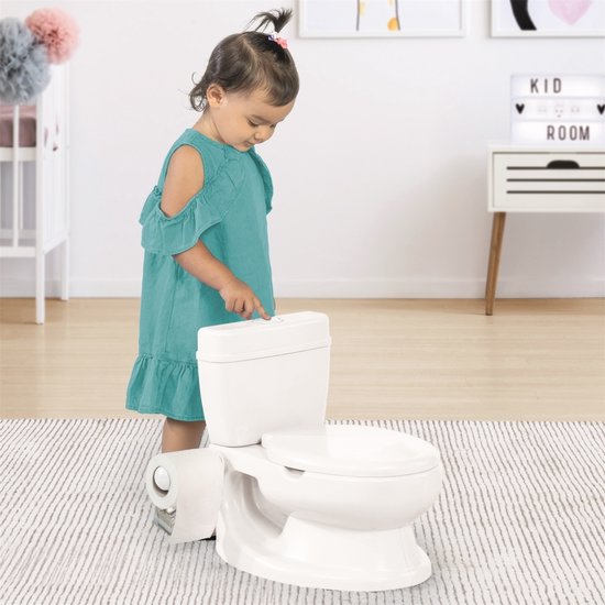 Educatief Kinder Toilet Met Geluid Wit