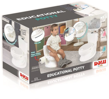 Educatief Kinder Toilet Met Geluid Wit
