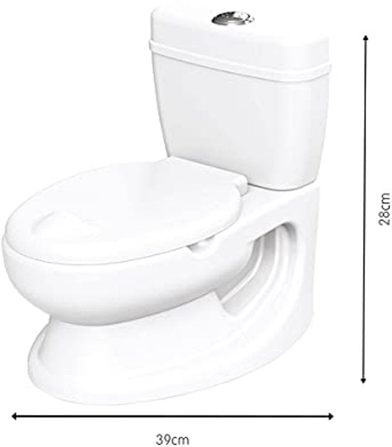 Educatief Kinder Toilet Met Geluid Wit
