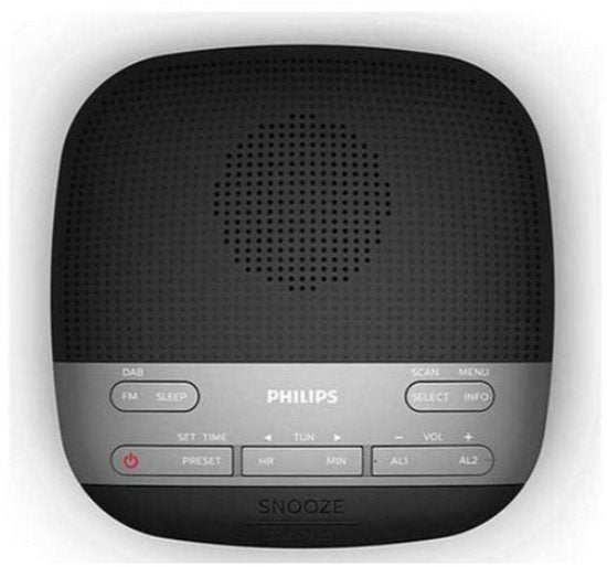 Philips TAR3505/12 DAB+ Wekkerradio Zwart