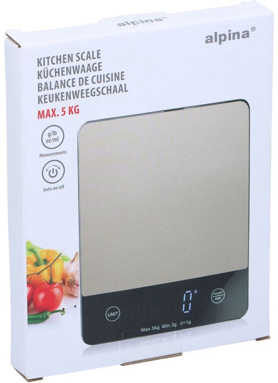 Keukenweegschaal 5kg