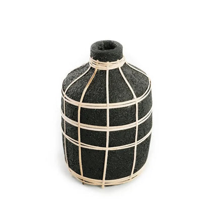 Whoopy Vaas - Zwart Naturel - M