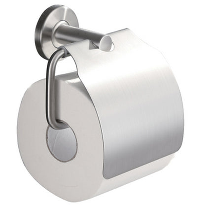 Toiletrolhouder met Klep - RVS