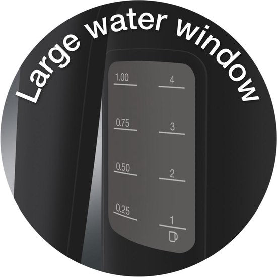 Braun WK3000BK PurEase Waterkoker 2200W 1L Zwart