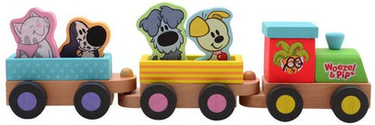Woezel & Pip - Houten treinset