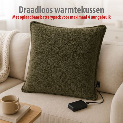 Warmtekussen draadloos Teddy Green