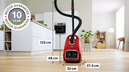 Bosch BGL6PET3 Stofzuiger 700W Rood/Zwart