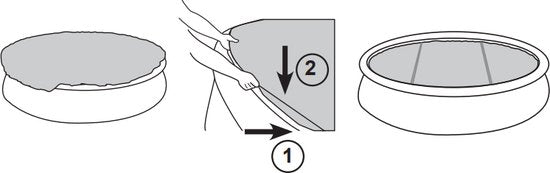 Intex 29020 Solar Cover Afdekzeil voor Zwembaden van 244 cm