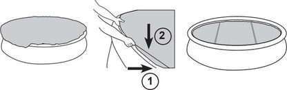 Intex 29020 Solar Cover Afdekzeil voor Zwembaden van 244 cm